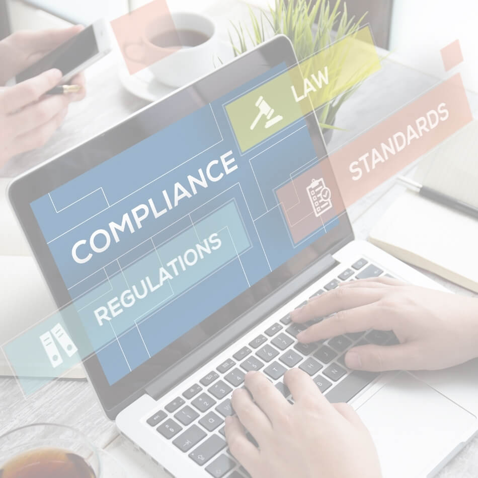 Compliance, law, regulations, standards.