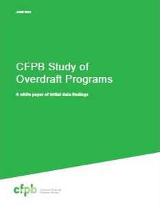CFPB Study of Overdraft Programs