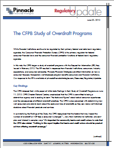 Regulatory Update - CFPB Study Key Findings
